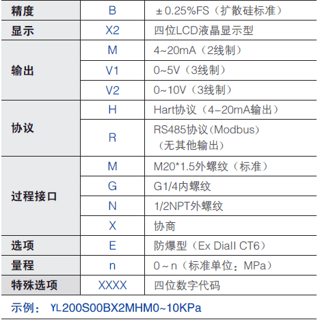 YL200系列工业智能型差压变送器