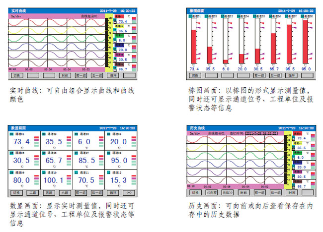 7英寸彩色宽屏无纸记录仪 NZ8700