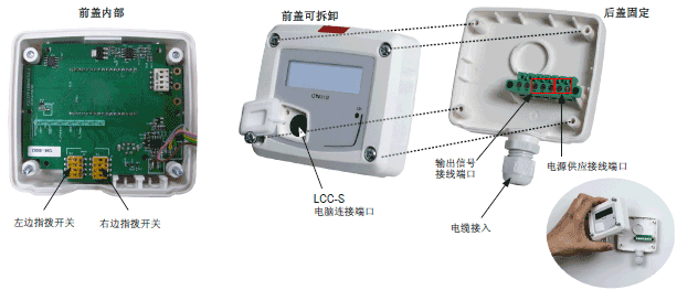 CTV110热线风速温度变送器接线端子图